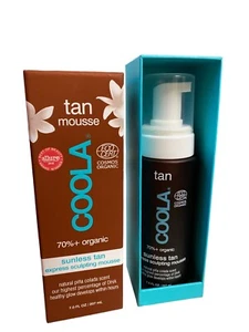COOLA Sunless Tan Mousse Express Sculpting/Pina Colada Scent/7.0 FLOz-207 ml/NEW - Picture 1 of 6