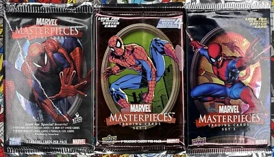 (1) 2007-08 Marvel Masterpieces Series #1, 2 & 3 Sealed 3 Pack Bundle - Image 1 of 4