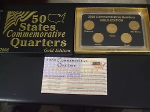 50 States Commemorative Quarters - Gold Edition - Philadelphia Mint - 2004 - Picture 1 of 2