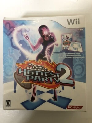 Dance Dance Revolution Hottest Party 2 Konami w/ Mat Nintendo Wii Brand New H14 - Image 1 of 4