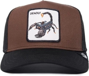 GOORIN BROS ® GORRA DE CAMIONERO DE BÉISBOL MALLA SNAP KÄPPI GORRA DEADLY SCORPION MARRÓN - Imagen 1 de 1