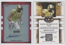 2018 Leaf Metal US Army All-American Bowl Red /5 Brennan Eagles #BA-BE1 Auto