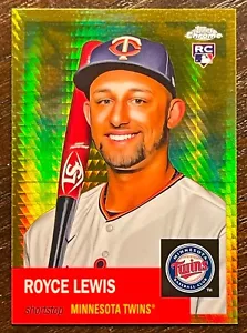 2022 Topps Chrome Platinum Royce Lewis Gold Prism (Est /15) Rookie RC #20 - Bild 1 von 2