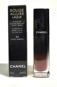 Chanel Rouge ALLURE LAQUE ULTRAWEAR SHINE LIQUID LIP COLOUR 84 ROSE AMBIGU NIB - Picture 1 of 1