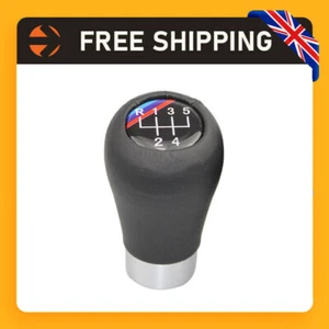 5 Speed Leather Gear Shift Knob For BMW 3 5 6 Series E34 E36 E39 E46 E60 E90 NEW - Picture 1 of 8