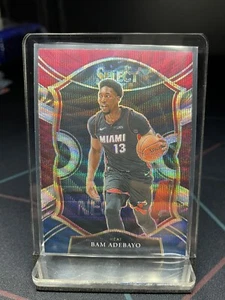 2020-21 Panini Select BAM ADEBAYO Tri Color Prizm Concourse #8 Miami Heat - Picture 1 of 2