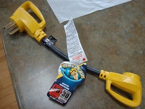 CAMCO RV Power Grip 50 amp to 30 amp 18" dogbone ADAPTER - Bild 1 von 3