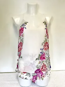 M &S AUTOGRAPH ROSIE CREAM FLORAL PRINT CAMISOLE & FRENCH KNICKER SET SIZE 14 - Picture 1 of 2