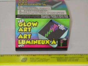 Arte de brillo LED - Crea hermosos diseños con luz, artes/oficios juguete juego ligero-británico - Imagen 1 de 4