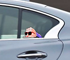 Master Roshi Window Peeker Sticker Car Bumper JDM Decal Dragon Ball 5" X 4"