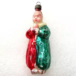 Alter Vintage Ukrainische UdSSR Glas Weihnachtsschmuck Christbaumschmuck Narr - Bild 1 von 5