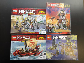 Lego Ninjago 4 Manuals Booklets 70732 City of Stiix 70594 Lighthouse 71705 70679