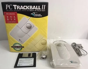 Vintage Mouse Systems PC Trackball II MOUSE 404048-002 Serial PS/2 NEW - Picture 1 of 11