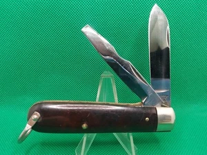 Ulster 2 Blade " Electricians " Pocketknife w/ Man Made Handles - Picture 1 of 10