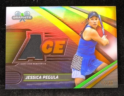 Jessica Pegula 2024 Topps Graphite Ace Relic GOLD Refractor /25 SSP - Image 1 of 2