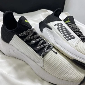 Puma Herren Softride Weiß Laufschuhe Größe 12 378540-03 Slipper - Bild 1 von 10