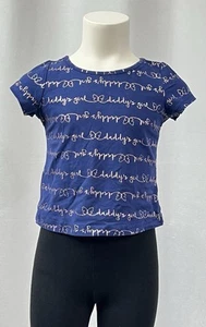 Emma & Elsa Short Sleeves Graphic T-Shirt Daddy's Girl Size 3T - Picture 1 of 3