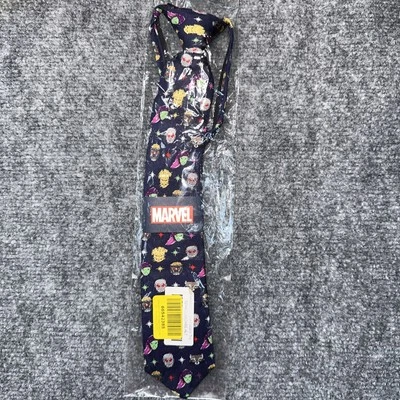 Corbata de seda con cremallera preatada Guardianes de la Galaxia Marvel para niños Foto 1 de 4