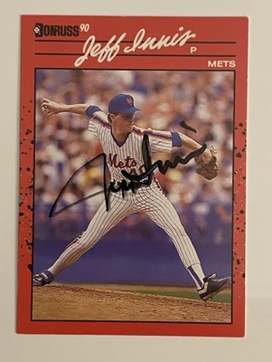Jeff Innis SIGNED 1990 Donruss #408 IP AUTO New York Mets - Image 1 of 3