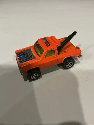 Camión de remolque Majorette #228/291 naranja Chevy Depanneuse 1/62 diecast 4x4 Express Foto 1 de 3
