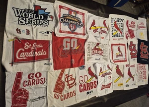 Lot of St Louis Cardinals MLB Rally Towels SGA All Different MLB Playoffs/2010s - Picture 1 of 6