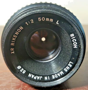 LENTE VINTAGE RICOH XR RIKENON 1:2 50mm - Imagen 1 de 3