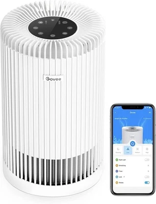 Govee Smart Air Purifiers for Home Large Room, WiFi Air Purifiers for Bedroom Wo - Image 1 of 4