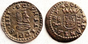 España-Felipe IV. 4 Maravedis 1663 Trujillo. EBC/XF Cobre 0,9 g. Escasa CAL-1647 - Picture 1 of 1