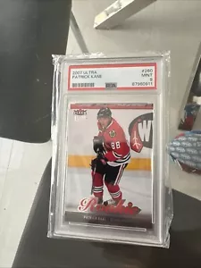 2007-08 Fleer Ultra Patrick Kane #260 Rookie RC PSA 9 Chicago Blackhawks - Picture 1 of 3