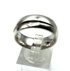 Viventy Bernd Berger 925 Silber Ring Bandring  20 mm RG 63 Handarbeit B 8 mm