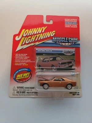 JOHNNY LIGHTNING MUSCLE CARS EUA 1969 AMC JAVELIN #24 RR - Imagem 1 de 2