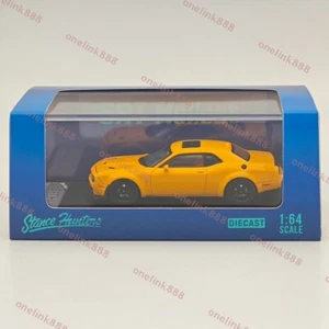 Modellino auto SH 1:64 Dodge SRT Hellcat Muscle Sports giallo pressofuso collezione - Foto 1 di 8
