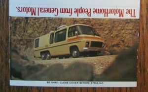 GENERAL MOTORS MOTOHOME DEALER MATCHBOOK COVER: RED HOLMAN WESTLAND MICHIGAN D11 - Bild 1 von 3