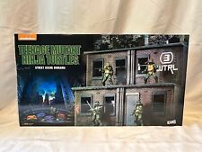 SDCC NECA Teenage Mutant Ninja Turtles TMNT MOVIE Street Scene Diorama NEW MINT