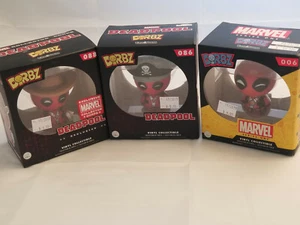 Lot of 3 Deadpool DORBZ Funko Figures - Marvel Series One Exclusive  086 088 006 - Picture 1 of 4
