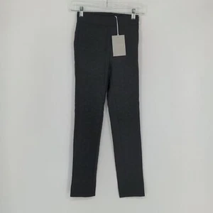 Pantalone donna Everlane The Elasticizzato Ponte Crop taglia 00 grigio scuro zip laterale - Foto 1 di 12