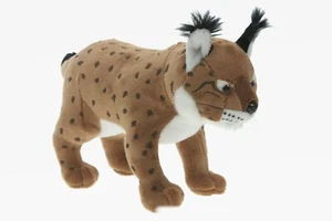 Cuddly Toy Lynx Big Cat Length 11 13/16in Stuffed Toy Braun 1017227 - Picture 1 of 1