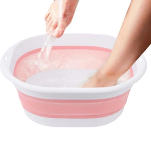 1 Pc Foot Bath Foot Soak Tub PP+TPR Pool Foot Bath Foldable Foot Basin Portable - Picture 1 of 11