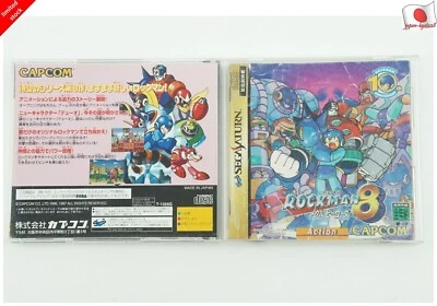 Rockman 8 Metal Heroes Megaman SS Capcom Sega Saturn From Japan - Image 1 of 3
