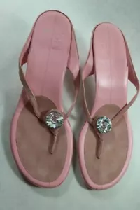 Damen-Sandalen 10 Cole Haan rosa G-Serie Strass Pantoletten A139 bis - Bild 1 von 4