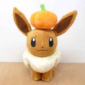 Official Pokemon Jazwares WCT 2021 - Eevee Halloween Pumpkin Plush Soft Toy 8" - Picture 1 of 5