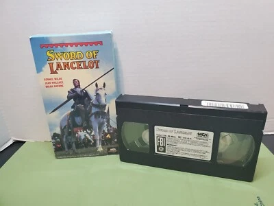 Sword Of Lancelot (VHS, 1963) Medieval Times Cornel Wilde, Jean Wallace OOP 1995 - Image 1 of 4