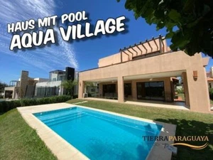 Moderne Villa mit Pool in privater Wohnanlage Aqua Village in Paraguay #221 - Bild 1 von 12