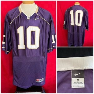 Maglia calcio vintage anni 90 Washington Huskies #10 Nike taglia XL viola perfetta - Foto 1 di 14