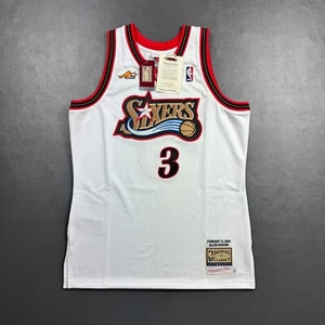 100% Authentic Allen Iverson Mitchell & Ness 2000 NBA All Star Jersey Size 44 L - Picture 1 of 6