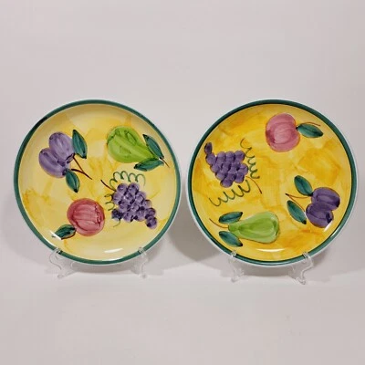 Juego de 2 platos de ensalada de postre Caleca Frutta Foto 1 de 4