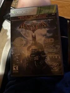 Batman: Arkham Asylum - Game of the Year Edition (Xbox 360, 2010) - Picture 1 of 4
