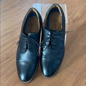 Florsheim Herren Schwarz Leder Kappe Zehe Elegant Schuhe Größe 10M - Bild 1 von 7