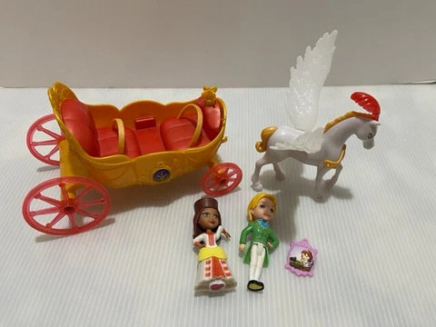 Disney Sophia Sofia the First Princess Dolls Figures Lot Magical Carriage Family Cover