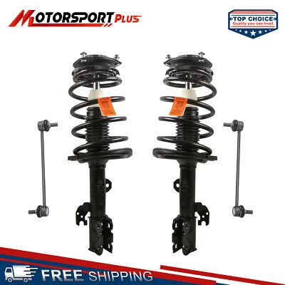 4PCS Front Struts & Sway Bar Links For 2004-2006 Toyota Camry Solara Lexus	ES330 - Image 1 of 4